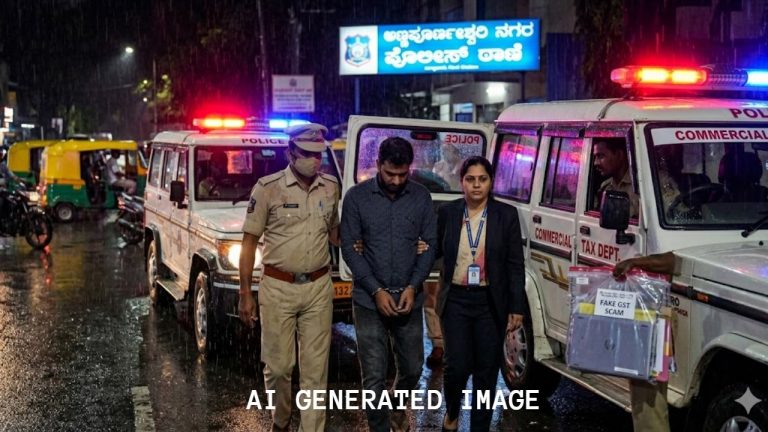 ಬೆಂಗಳೂರಿನಲ್ಲಿ ಜಿಎಸ್‌ಟಿ ವಂಚನೆ ಜಾಲ ಪತ್ತೆ, 410 ಕೋಟಿ ರೂಪಾಯಿ ಹಗರಣ ; ಆಂಧ್ರ ಮೂಲದ ಕಿಂಗ್‌ಪಿನ್ ಬಂಧನ