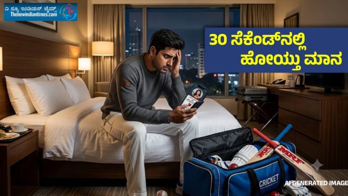 TNIT-Cricketer Blackmailed Video Call Bangalore